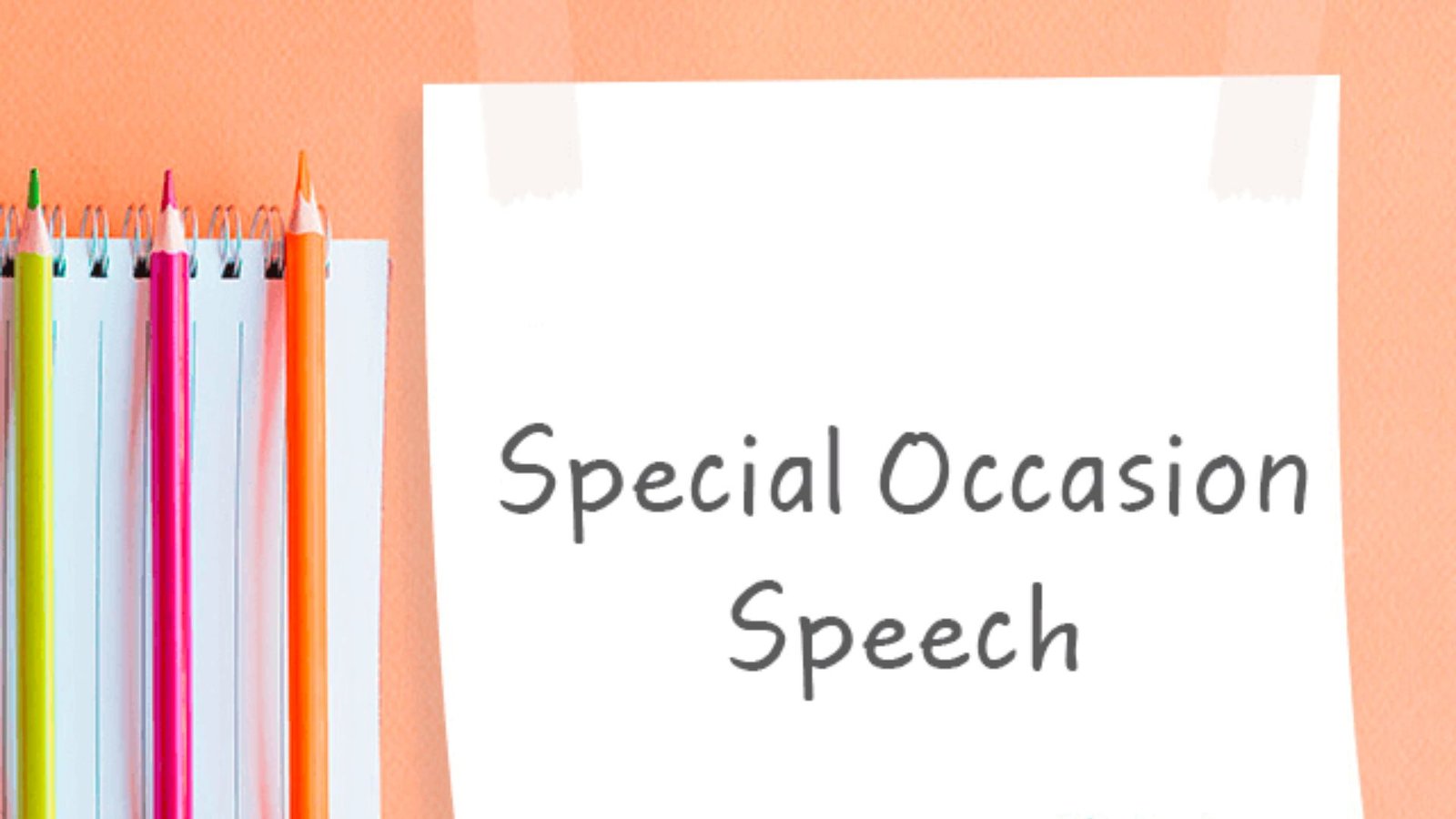 Creating Impactful Speeches for Special Occasions