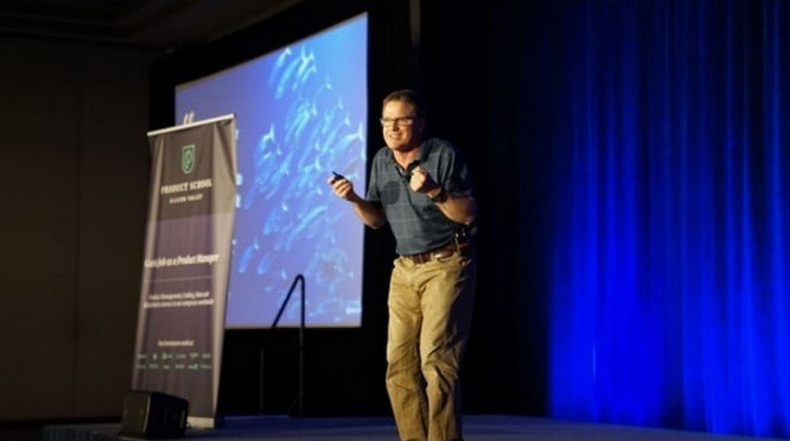 a man giving a speech